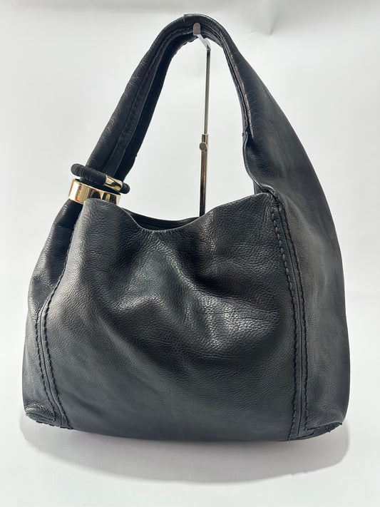 Jimmy Choo
Jimmy Choo Black Leather Medium Saba Hobo