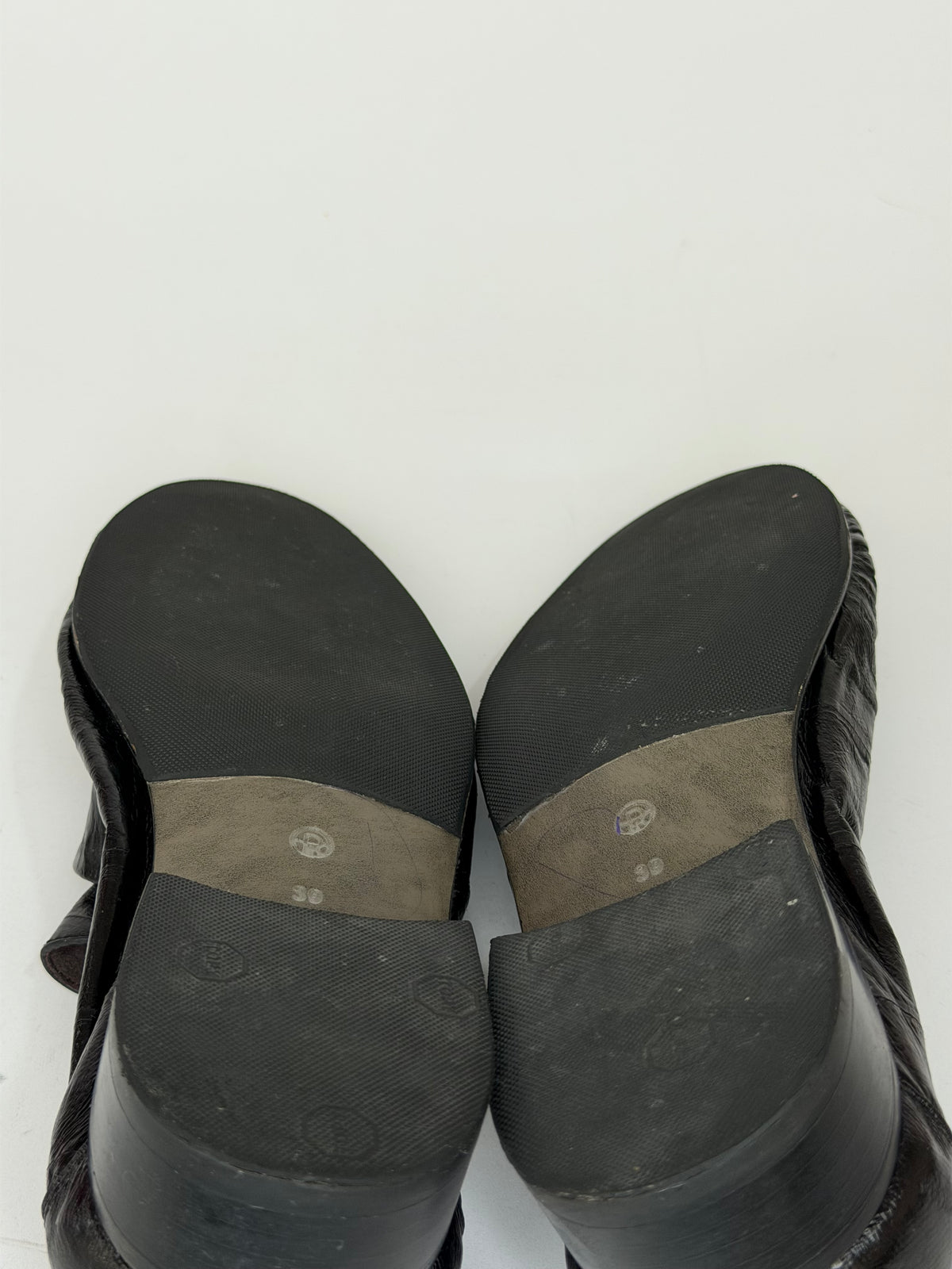 The Row Black Eel Loafers  Size 39 EU/ 9 US/ 6 UK