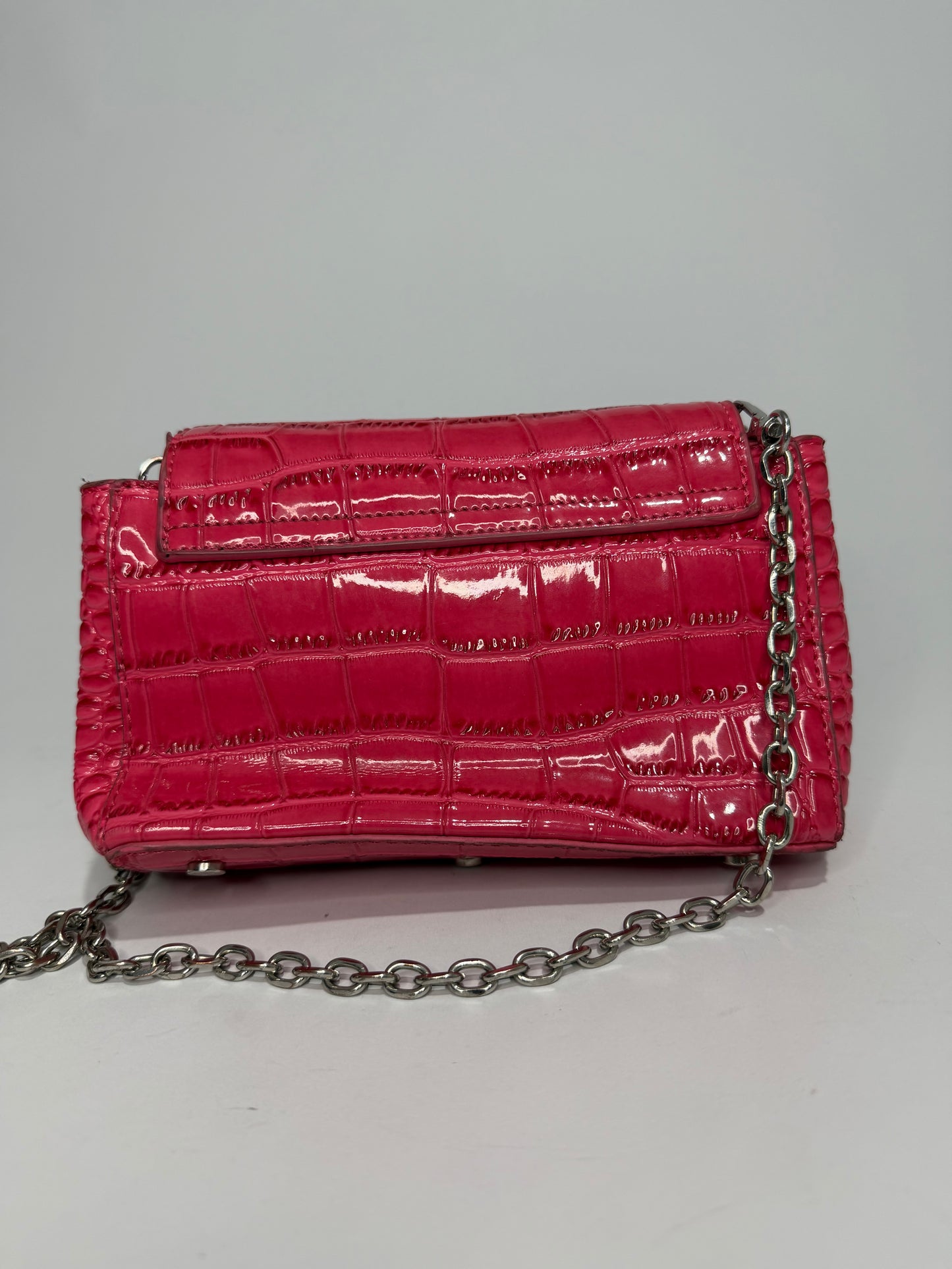 Vivienne Westwood Pink Small Patent Leather Hazel Top-Handle Bag