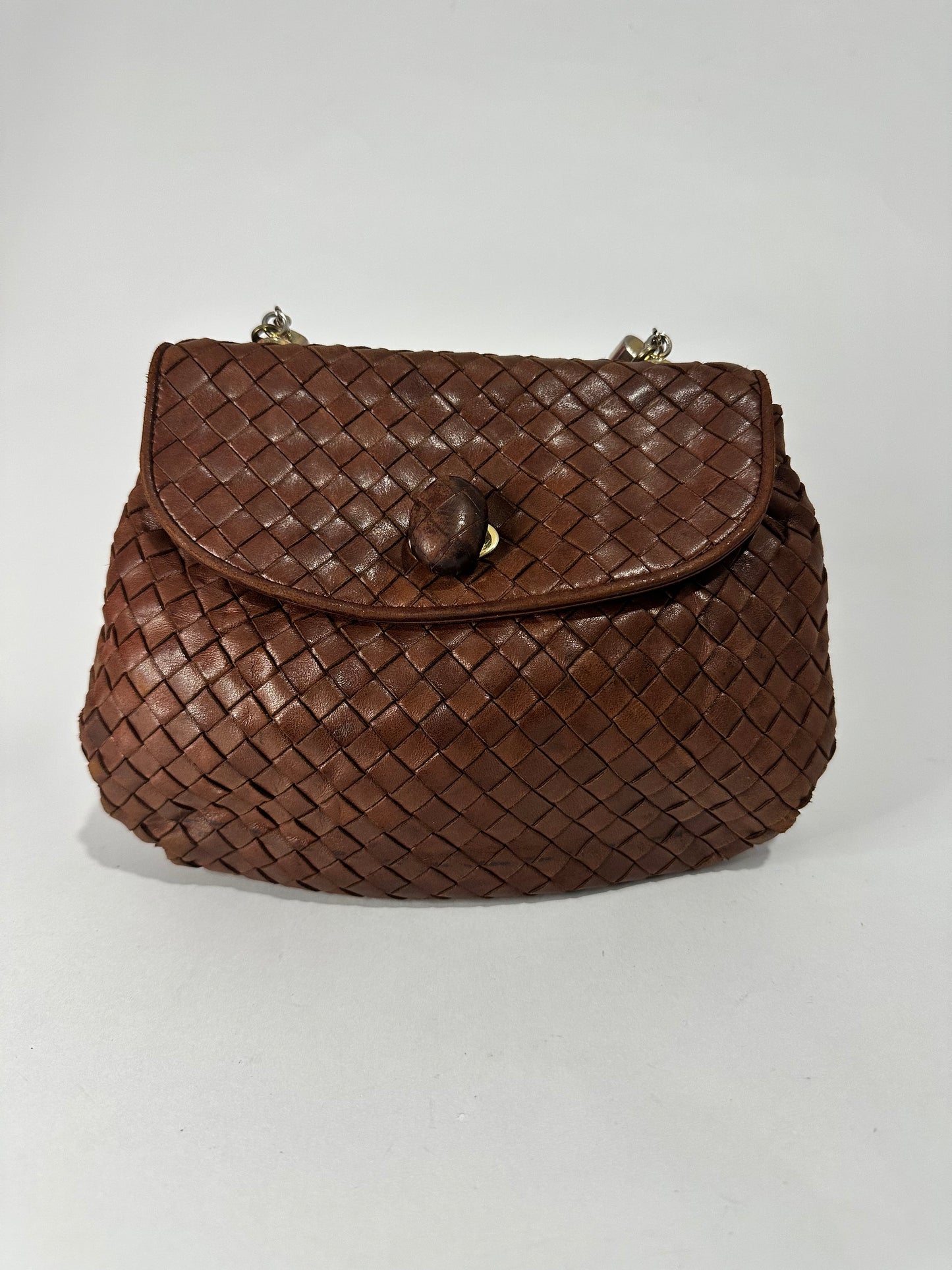 Bottega Veneta Brown
Intrecciato Saddle Bag