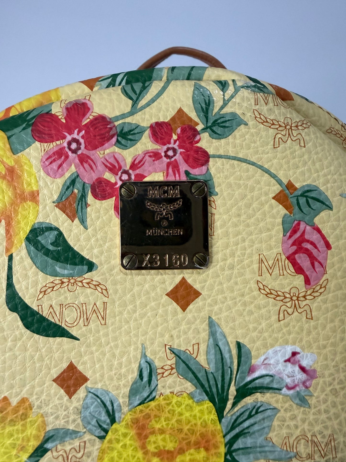 MCM Floral Print Backpack – Limited Collaboration (MCM x Phenomenon)