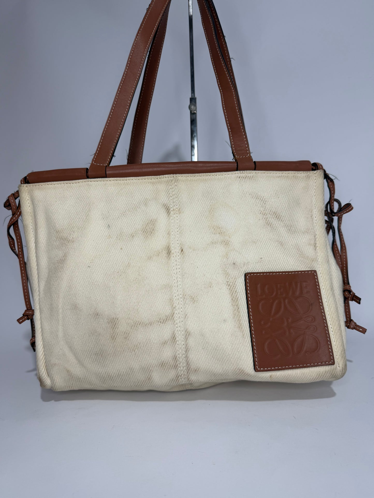 Loewe Cushion Tote Canvas