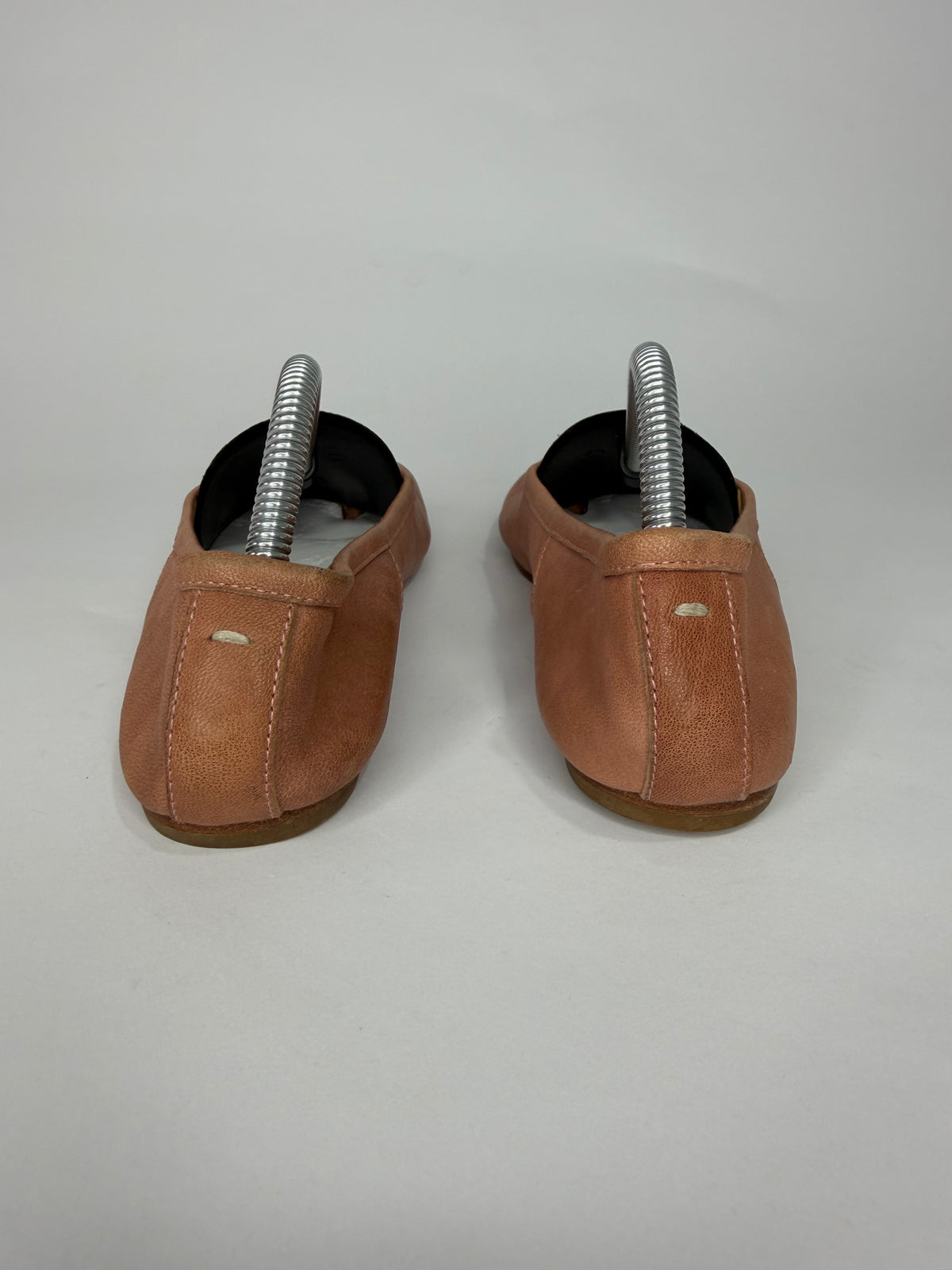 Maison Margiela Tabi Ballet Flats Brown Leather Split-Toe EU 36 / 6 US/ 3 UK