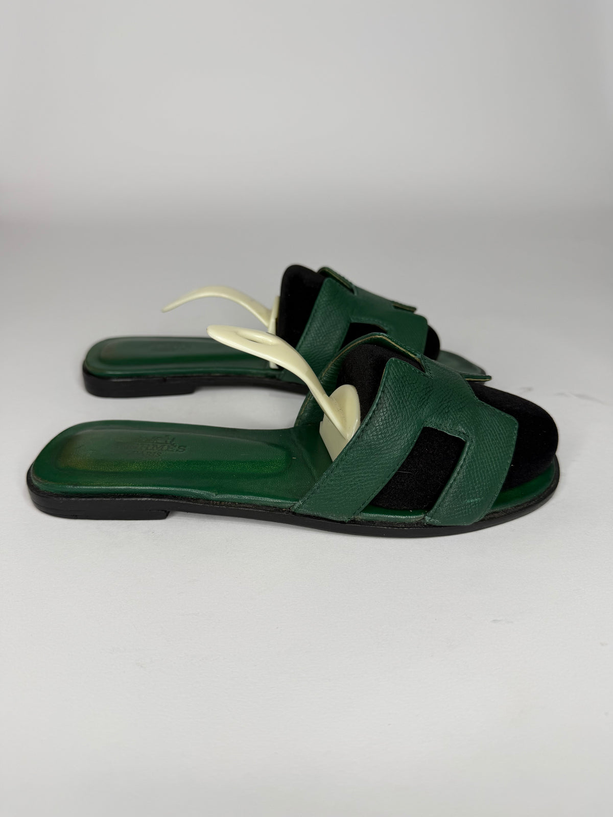 HERMES Green Box Calfskin Oran Sandals 36 EU/ 6 US / 3 UK