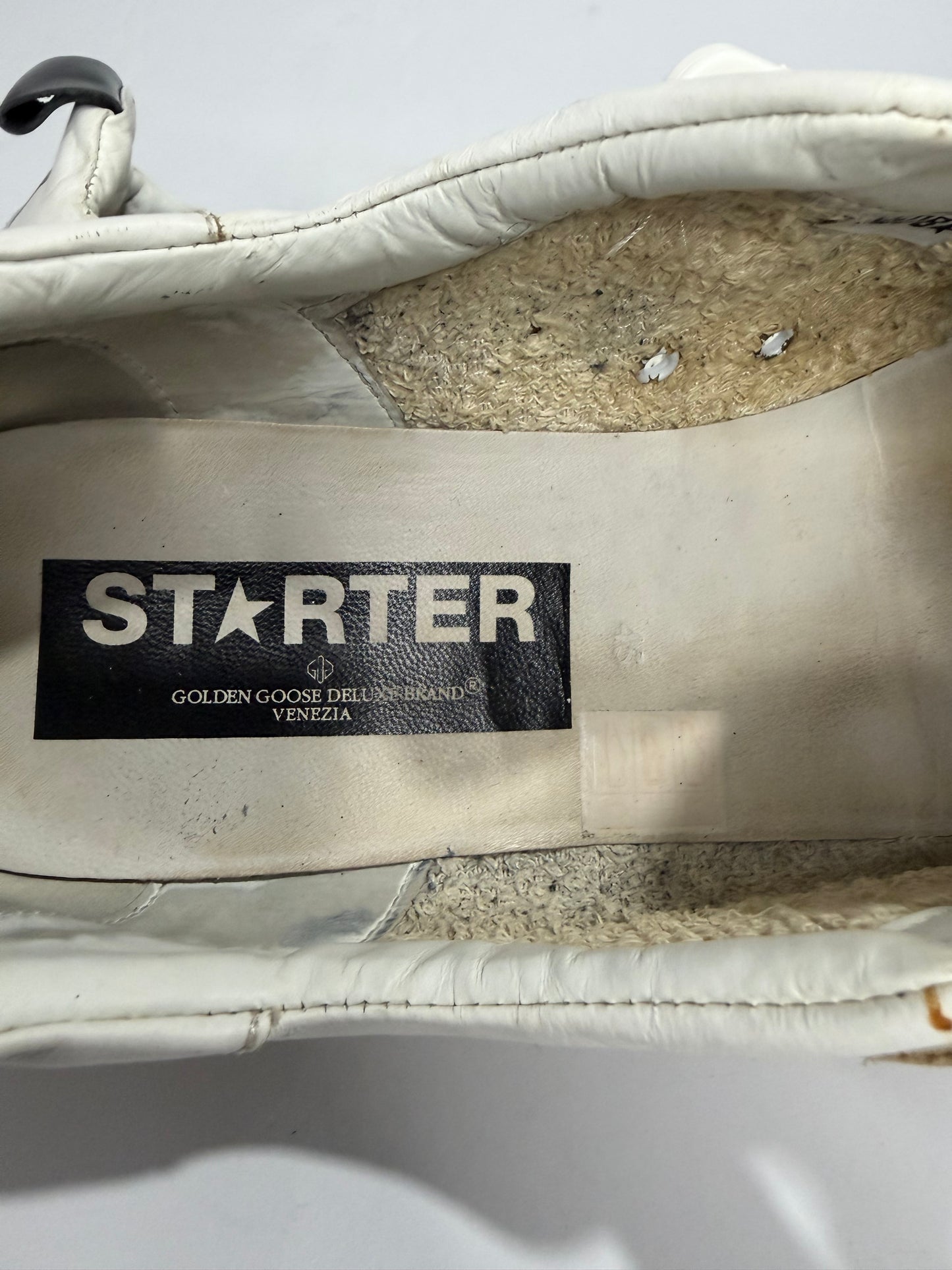 Golden Goose Deluxe Brand “Starter” Leather Sneakers Size 45 EU/ 11 UK/ 12 US