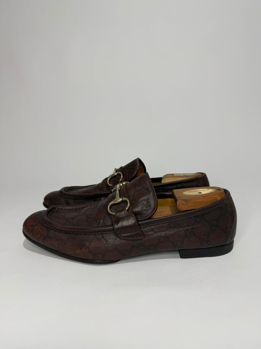 Gucci Tom Ford Guccissima Horsebit Loafers Size 42.5 EU/ 8.5 UK/ 9.5 US