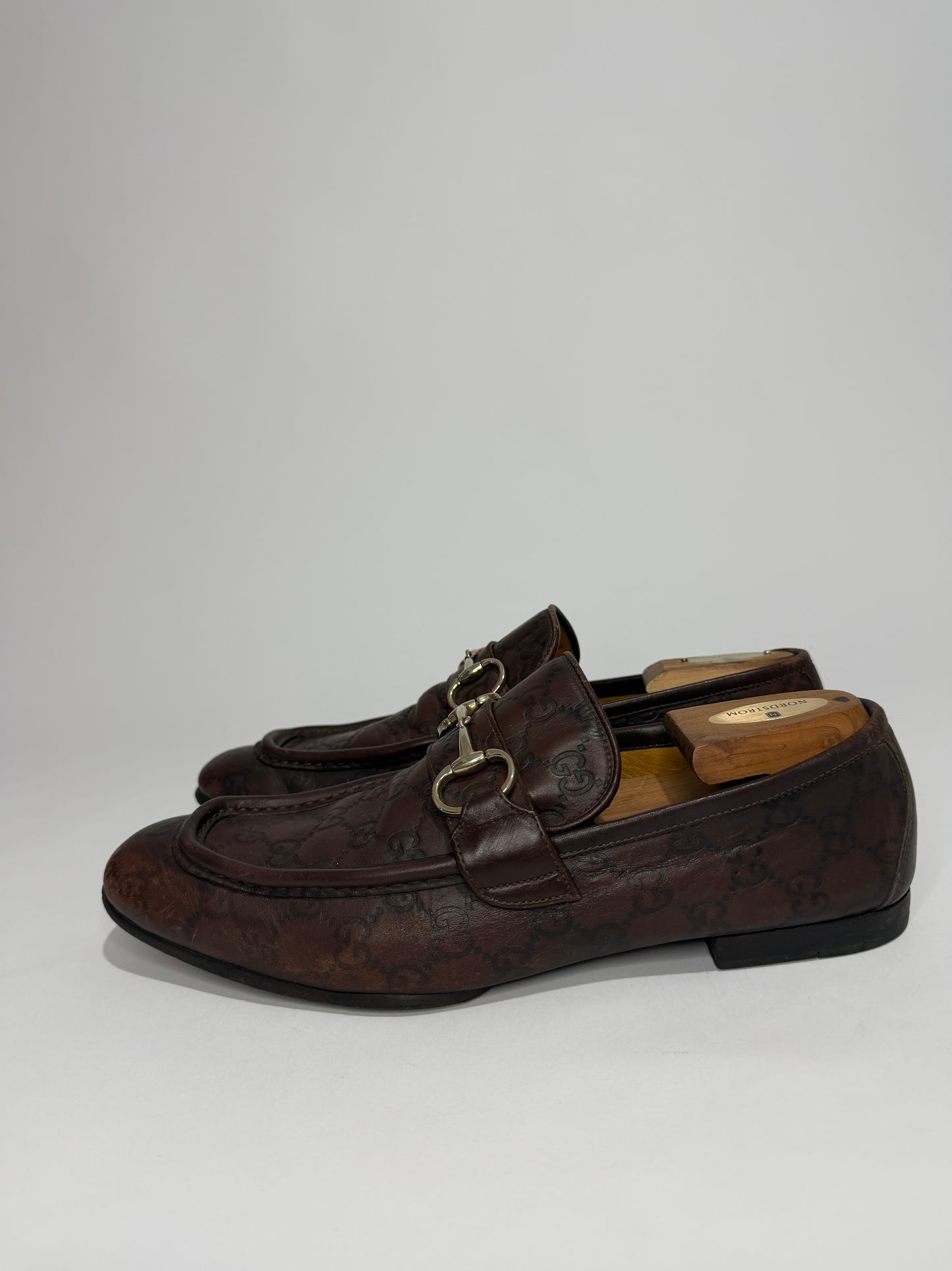 Gucci Tom Ford Guccissima Horsebit Loafers Size 42.5 EU/ 8.5 UK/ 9.5 US