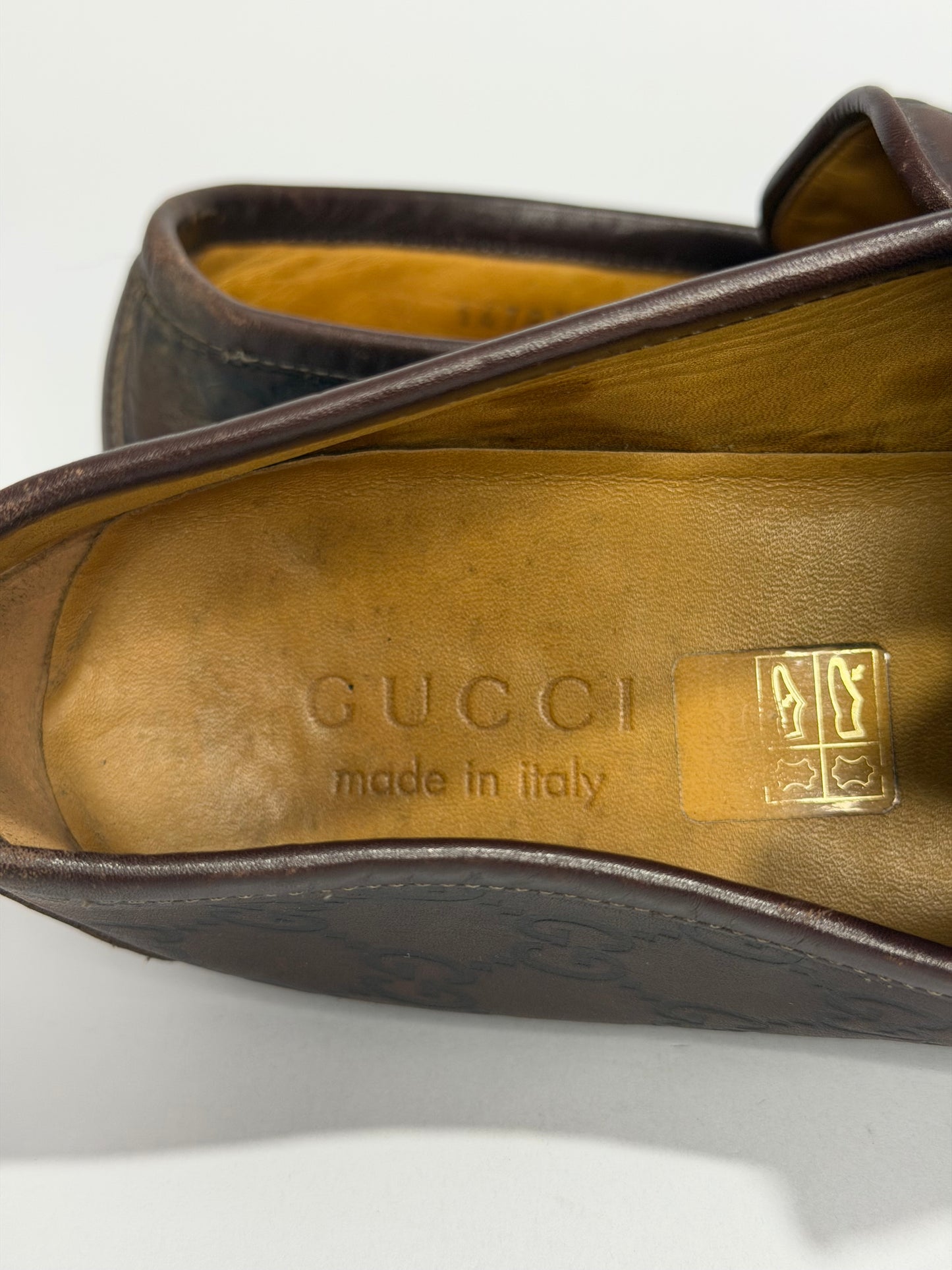 Gucci Tom Ford Guccissima Horsebit Loafers Size 42.5 EU/ 8.5 UK/ 9.5 US