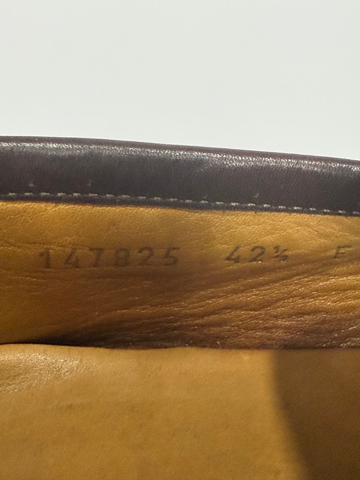 Gucci Tom Ford Guccissima Horsebit Loafers Size 42.5 EU/ 8.5 UK/ 9.5 US