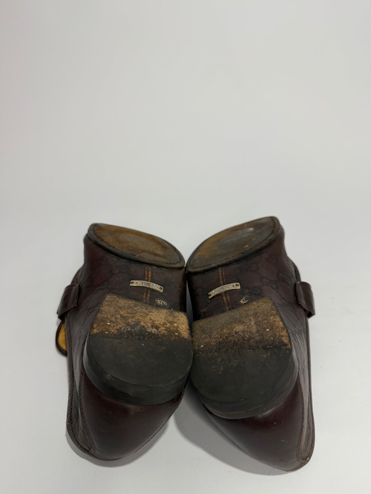 Gucci Tom Ford Guccissima Horsebit Loafers Size 42.5 EU/ 8.5 UK/ 9.5 US