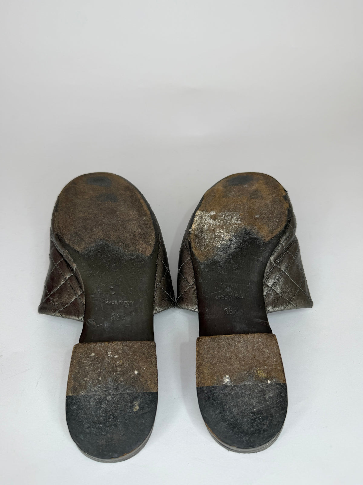 ChanelInterlocking CC Logo Leather MulesWomen's Size 38.5 EU/ 8.5 US