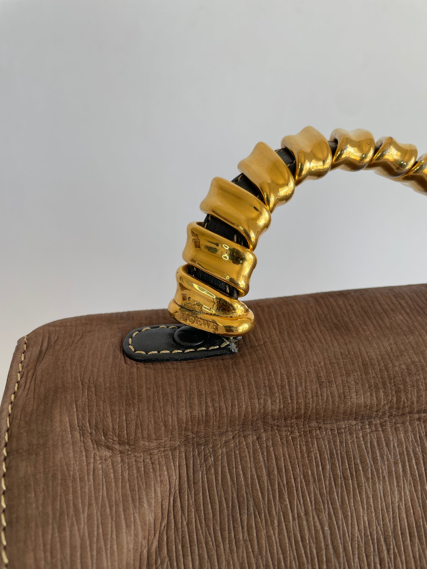 Vintage Loewe Velazquez two-way handbag