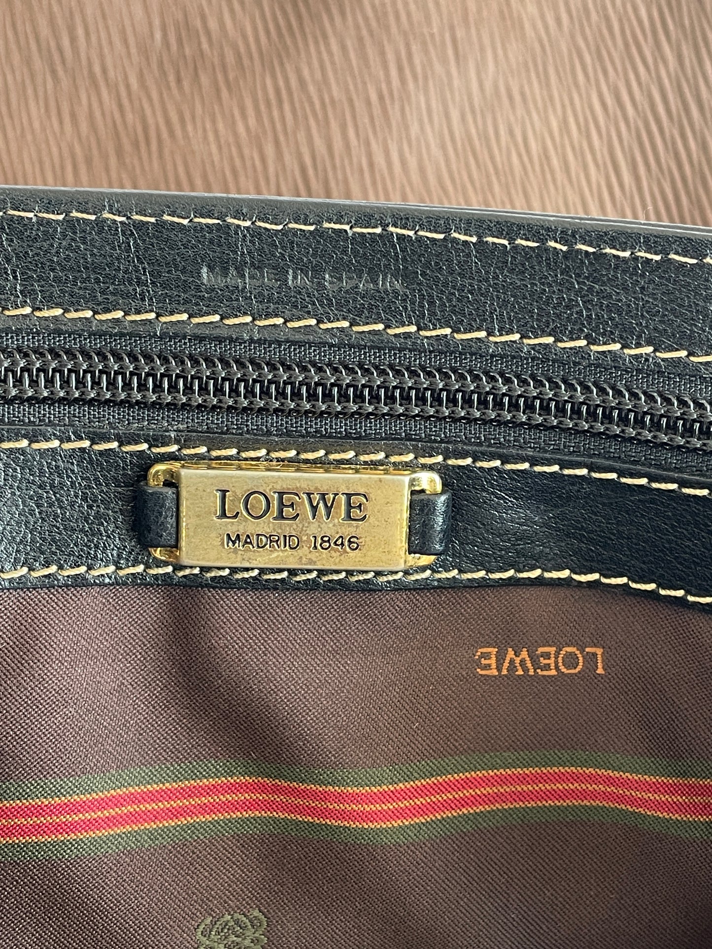 Vintage Loewe Velazquez two-way handbag