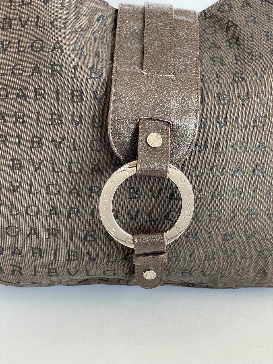 BVLGARI Vintage Canvas Shoulder bag