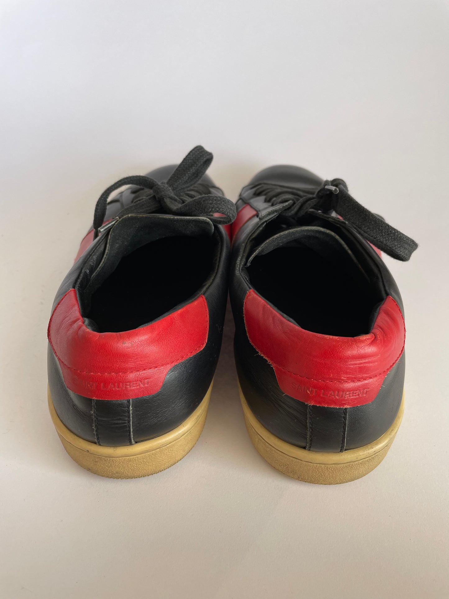 SAINT LAURENT SL/10H Leather Low-Top Sneaker Size 41.5 EUR