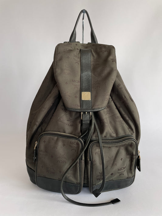 MCM Men’s Large Double Pocket Backpack.